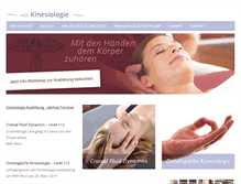 Tablet Screenshot of kinesiologie.cc